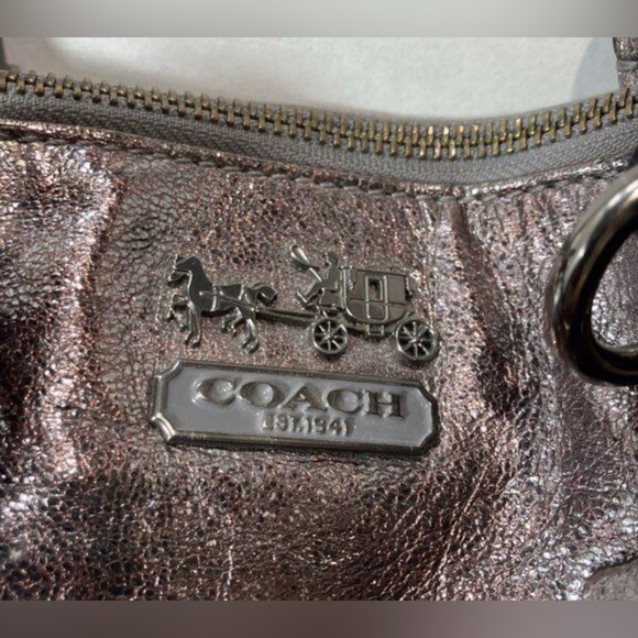 Coach Madison Sophia in Metallic Satchel Shoulder Bag - Picture 16 of 16